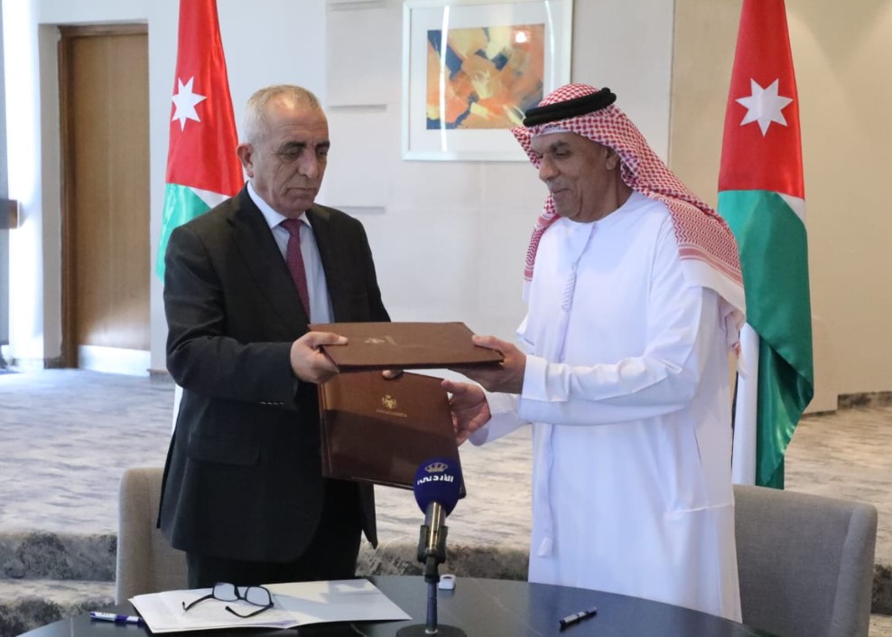 وزير الثقافة مصطفى الرواشدة واسماعيل عبدالله امين عام الهيئة العربية للمسرح.
