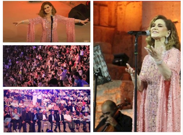 الفنانة ميادة الحناوي وجمهورها في المسرح الجنوبي -جرش2025